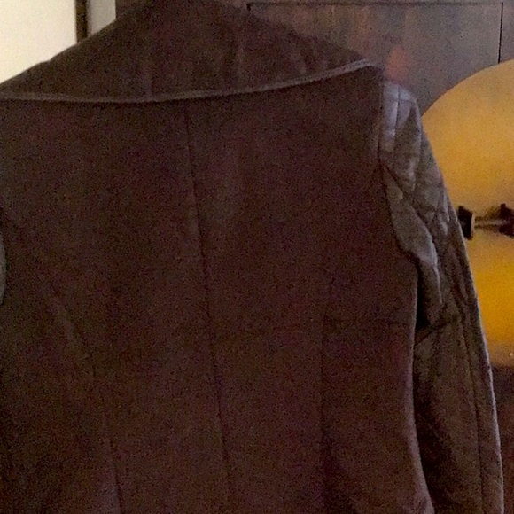 VERTIGO QUILTED WOOL DOUBLE BREASTED CHOCOLATE BROWN BRAND NEW COAT. BEAUTIFUL - Picture 9 of 16